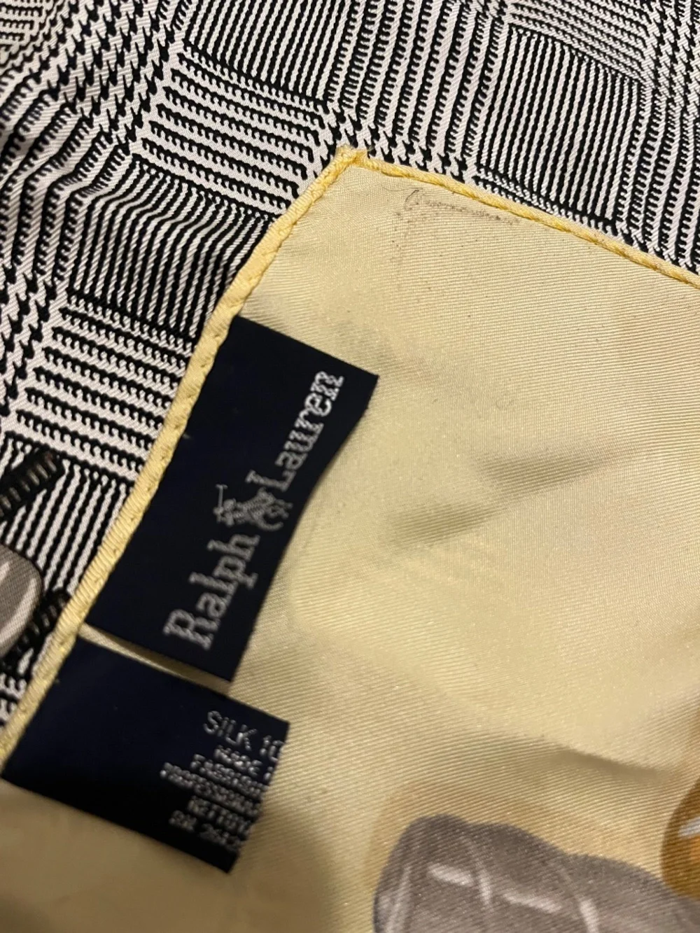 Ralph Lauren Vintage Silk Scarf - Golf